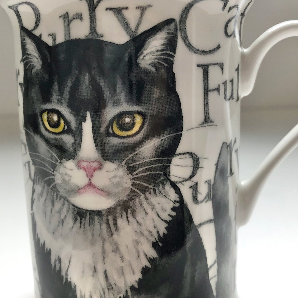Leonardo Collection Cat Mug Fine Bone China UK